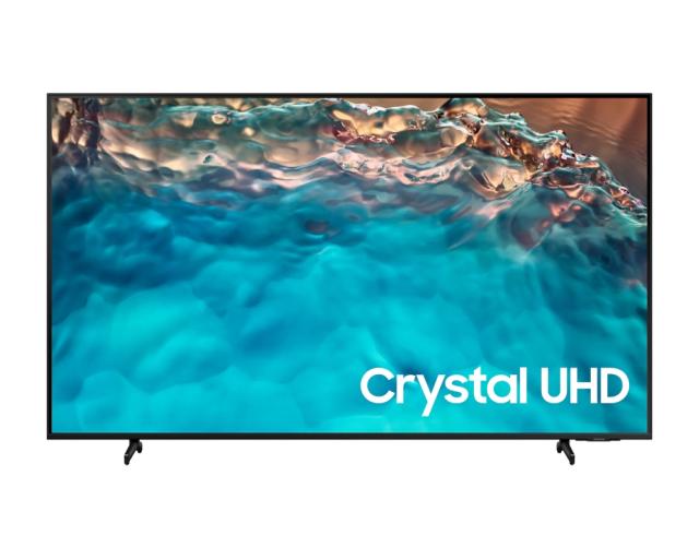 Телевизор Samsung 75" 75BU8072 4K UHD LED TV, SMART, Crystal Processor 4K, 2200 PQI, HDR 10+, Mega Contrast, Q-Symphony, Dolby Digital Plus , 3xHDMI, 2xUSB, Wi-Fi 5, Bluetooth 5.2, Frameless, Tizen, Black