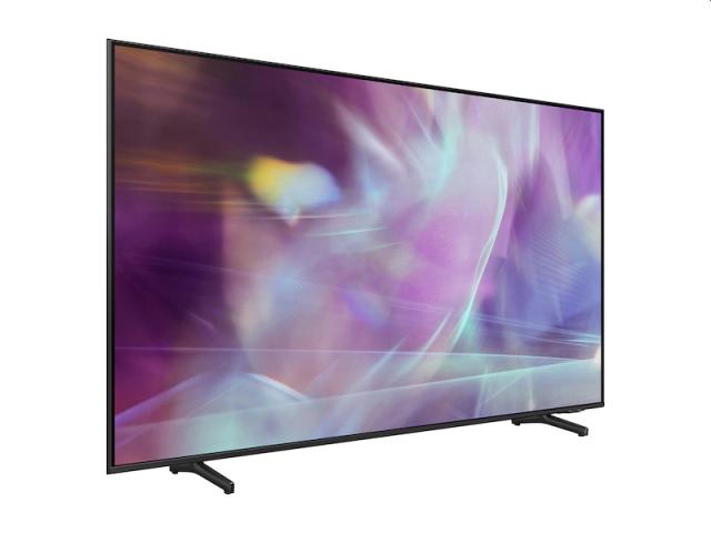 Телевизор Samsung 85'' 85Q60A QLED FLAT, SMART, 3100 PQI, Dual LED, Micro Dimming, Quantum HDR, HDR 10+, Dolby Digital Plus, Q-Symphony, Mirroring, Bixby, Bluetooth 4.2, Wi-Fi 5, 3xHDMI, 2xUSB, Frameless, Tizen, Black