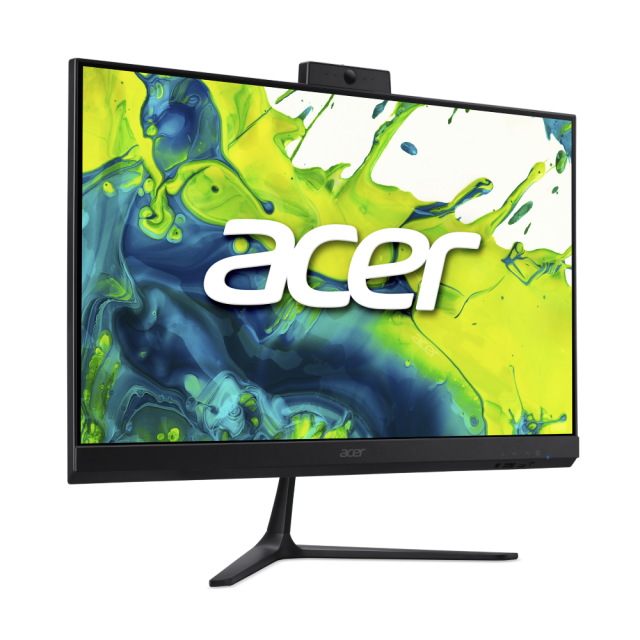 Kомпютър Acer All-in-One Aspire C24-B, Intel Core 5 120U 10C (1.4 / 5.0 GHz, 12MB Cache), 23.8" (60.45 cm) FHD IPS, 16GB DDR4, 1TB SSD M.2 NVMe, Free DOS