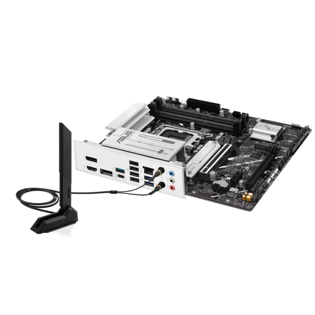 Дънна платка ASUS PRIME B860M-A WIFI, LGA1851, 4x DDR5, 2x M.2 slots, 4x SATA, HDMI, 2x DP, mATX