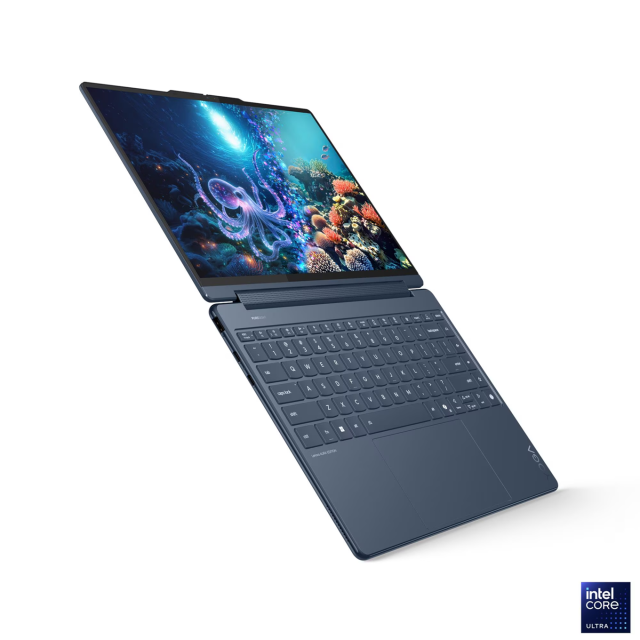 Лаптоп Lenovo Yoga 9 2-in-1 14ILL10 Aura Edition, Intel Core Ultra 7 258V 8C (2.2 / 4.8 GHz, 12MB Cache), 14.0" (35.56 cm) UHD+, Touchscreen, 32GB LPDDR5X, 1TB M.2 NVMe SSD, Windows 11 Home