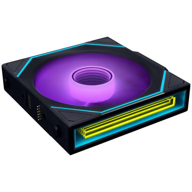 Вентилатори 3бр Lian Li UNI FAN SL-INF Wireless ARGB PWM Reverse - 120 mm Черни + Контролер