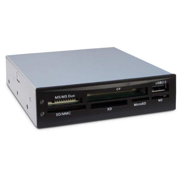 Четец за карти Inter-Tech CI-02 3.5" (8.89 cm), вътрешен, USB2.0