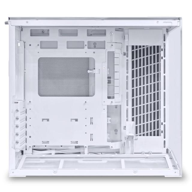 Кутия Lian Li O11 Dynamic Mini V2 White, Mini Tower, 2x USB 3.0, 1x USB 3.1 TYPE-C, 1x Audio, ATX / Micro-ATX / Mini-ITX