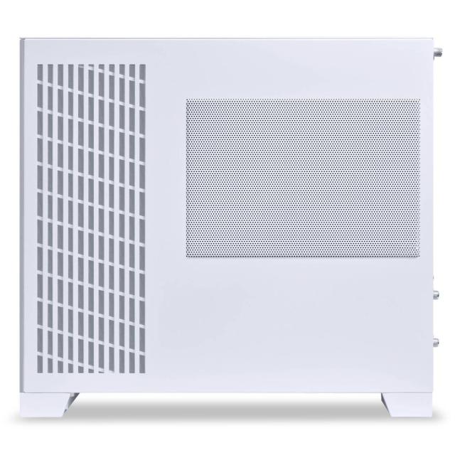 Кутия Lian Li O11 Dynamic Mini V2 White, Mini Tower, 2x USB 3.0, 1x USB 3.1 TYPE-C, 1x Audio, ATX / Micro-ATX / Mini-ITX