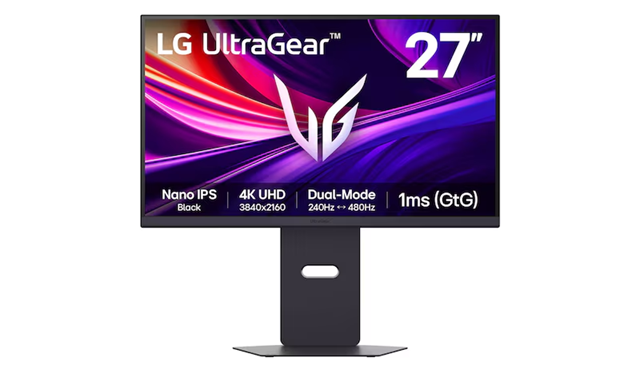 Монитор LG UltraGear 27G850A-B, 27.0" (68.58 cm) UHD 4K Nano IPS, 480Hz, 1ms, 240cd/m2, 2000:1, HDMI, DP, USB