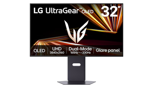 Монитор LG 32GX850A UltraGear 32" (81.28 cm) 4K UHD OLED, 0.03ms (GtG), 165Hz, 275cd/m2, HDMI, DP, USB
