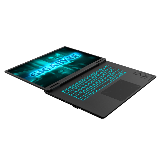 Лаптоп GIGABYTE GAMING A16 CWH, Intel Core i7 13620H 10C (2.4 / 4.9 GHz, 24MB Cache), 16.0" (40.64 cm) WUXGA IPS, 165Hz, NVIDIA GF RTX5070 8GB, 16GB LPDDR5x, 1TB M.2 NVMe SSD, Free DOS 