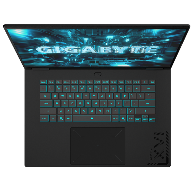 Лаптоп GIGABYTE GAMING A16 PRO DYH, Intel Core 7 240H 10C (2.5 / 5.2 GHz, 24MB Cache), 16.0" (40.64 cm) WQXGA IPS, 165Hz, NVIDIA GF RTX5070 TI 12GB, 32GB LPDDR5x, 1TB M.2 NVMe SSD, Free DOS 