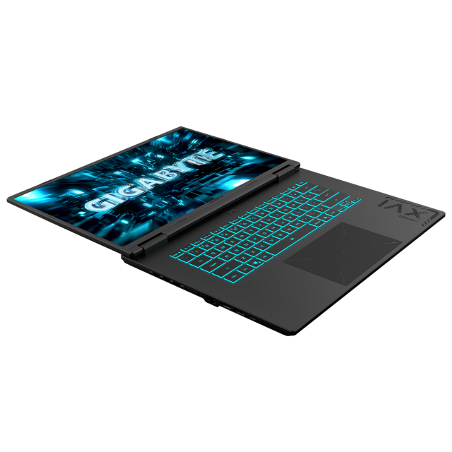 Лаптоп GIGABYTE GAMING A16 PRO DYH, Intel Core 7 240H 10C (2.5 / 5.2 GHz, 24MB Cache), 16.0" (40.64 cm) WQXGA IPS, 165Hz, NVIDIA GF RTX5070 TI 12GB, 32GB LPDDR5x, 1TB M.2 NVMe SSD, Free DOS 