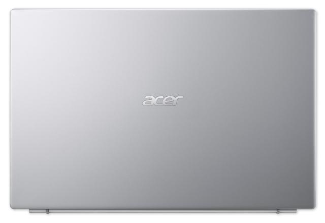 Лаптоп Acer Aspire 3, A317-53-3926, Intel Core i3-1115G4(3.00GHz up to 4.10GHz, 6MB), 17.3'' FHD IPS, 8GB DDR4 (1 slot free), AG, HD Cam&Mic, 256GB PCIe SSD,  Intel UMA, 802.11ac + BT, No OS, Silver
