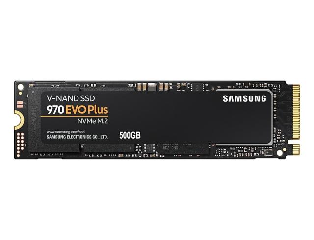 Samsung SSD 970 EVO Plus 500 GB M.2, PCIe Gen 3.0 x4 NVMe, V-NAND 3-bit MLC, Read 3500 MB/s Write 3200 MB/s 