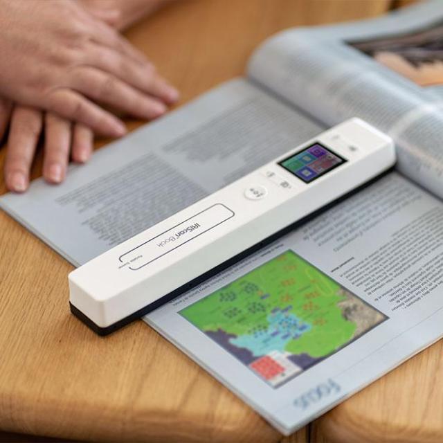 Скенер IRIScan Book 7, 1050 DPI, A4, OCR , MicroSD, USB Type-C