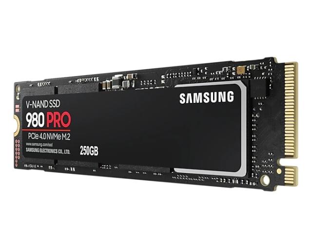 Твърд диск Samsung SSD 980 PRO 250GB Int. PCIe Gen 4.0 x4 NVMe 1.3c, V-NAND 3bit MLC, Read up to 7000 MB/s, Write up to 5100 MB/s, Elpis Controller, Cache Memory 512MB DDR4