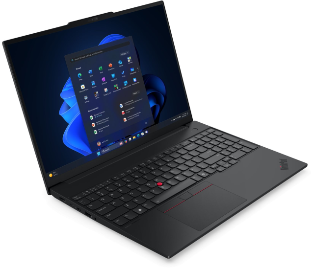 Лаптоп Lenovo ThinkPad E16 G3, Intel Core Ultra 5 225U 12C (2.4 / 4.8 GHz, 12MB Cache), 16.0" (40.64 cm) WQXGA IPS Anti-glare, Intel Arc 140T, 32GB DDR5, 1TB M.2 NVMe SSD, Windows 11 Pro