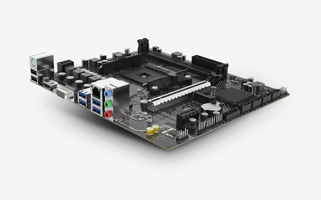 Дънна платка SAPPHIRE A520M-E, AM4, A520, 2x DDR4, 4x SATA 6Gb/s, 1x M.2, VGA, HDMI, Micro ATX