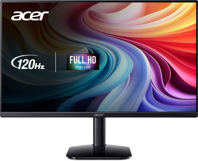 Монитор Acer KB272P6bi, 27" (68.58 cm) FHD IPS, 144Hz, 1ms, 100 000 000:1, 250cd/m2, HDMI, VGA