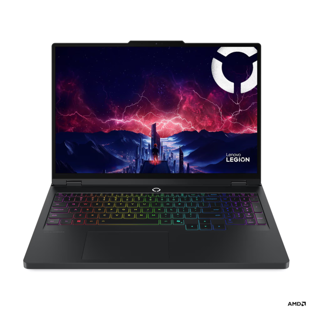 Лаптоп Lenovo Legion Pro 5 16ADR10, AMD Ryzen 7 8745HX 8C (3.6 / 5.1 GHz, 32MB Cache), 16.0" (40.64 cm) WQXGA OLED, 165Hz, NVIDIA GF RTX 5060 8GB, 32GB DDR5, 1TB M.2 NVMe SSD, Free DOS 