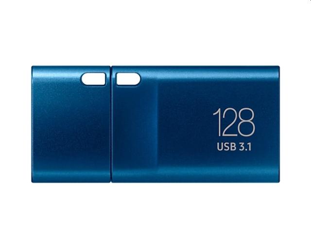 USB памет Samsung 128 GB Flash Drive, 400 MB/s, USB Type-C 3.1, Син