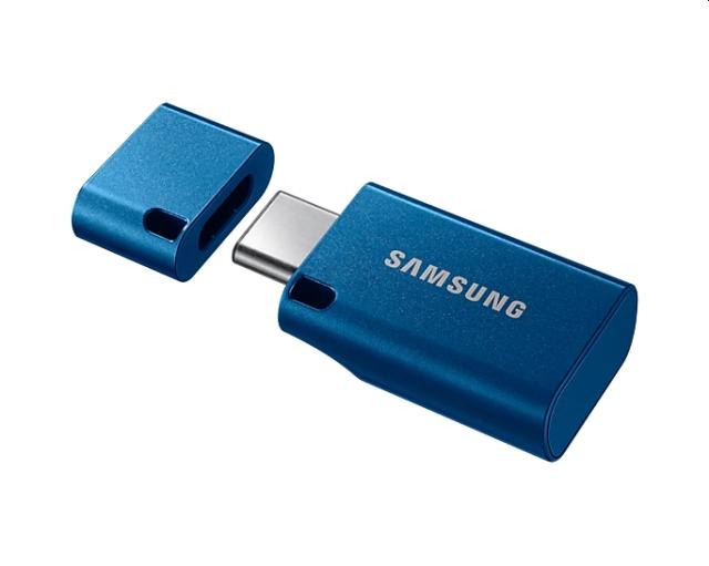 USB памет Samsung 128 GB Flash Drive, 400 MB/s, USB Type-C 3.1, Син