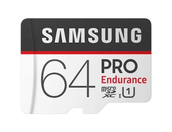 Карта памет Samsung 64 GB micro SD Card PRO Endurance, Adapter, Class10, Waterproof, Read 100 MB/s - Write 30 MB/s