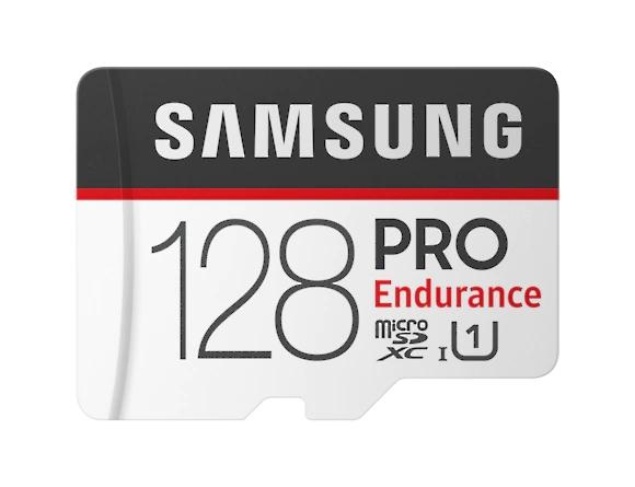 Карта памет Samsung 128 GB micro SD Card PRO Endurance, Adapter, Class10, Waterproof, Read 100 MB/s - Write 30 MB/s