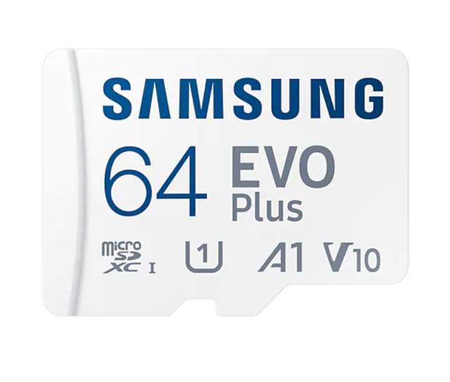 Карта памет Samsung 64GB micro SD Card EVO Plus with Adapter, Class10, Transfer Speed up to 130MB/s