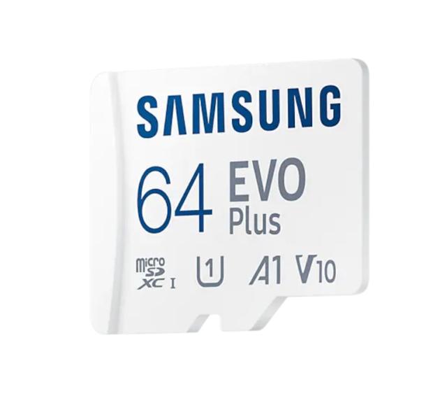 Карта памет Samsung 64GB micro SD Card EVO Plus with Adapter, Class10, Transfer Speed up to 130MB/s