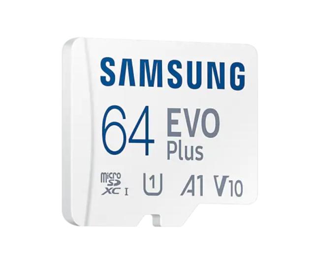 Карта памет Samsung 64GB micro SD Card EVO Plus with Adapter, Class10, Transfer Speed up to 130MB/s