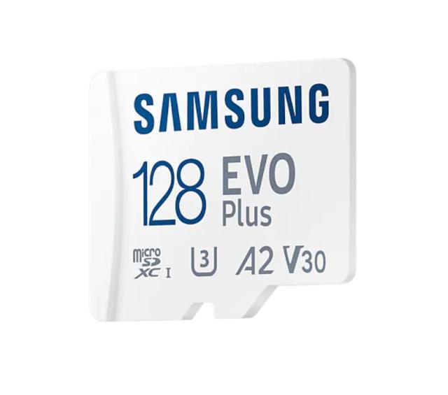 Карта памет Samsung 128GB micro SD Card EVO Plus with Adapter, Class10, Transfer Speed up to 130MB/s