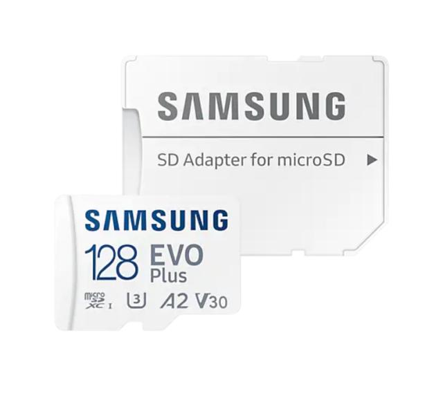 Карта памет Samsung 128GB micro SD Card EVO Plus with Adapter, Class10, Transfer Speed up to 130MB/s