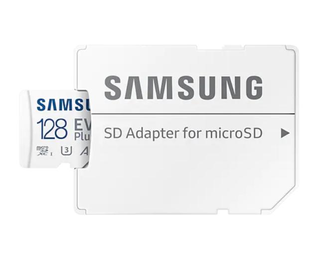 Карта памет Samsung 128GB micro SD Card EVO Plus with Adapter, Class10, Transfer Speed up to 130MB/s