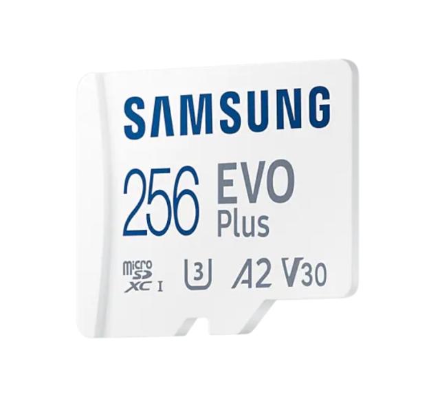 Карта памет Samsung 256GB micro SD Card EVO Plus with Adapter, Class10, Transfer Speed up to 130MB/s