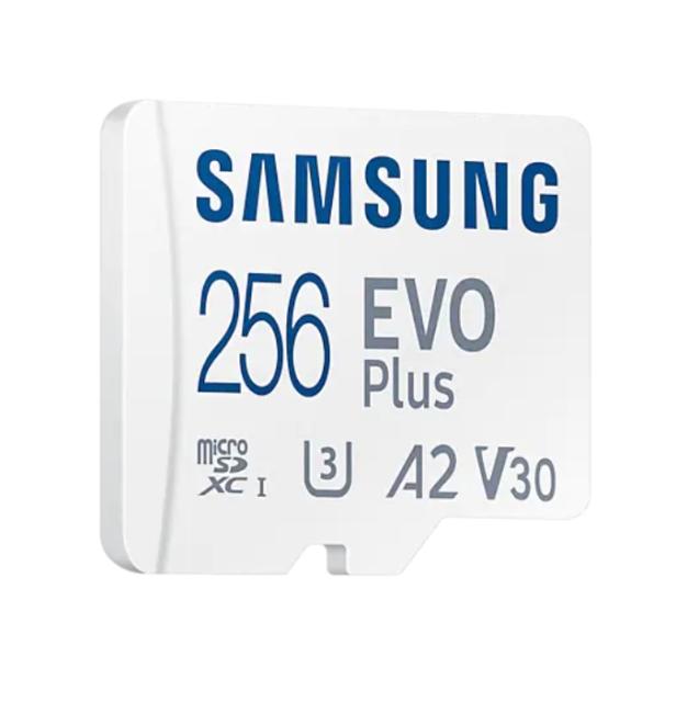 Карта памет Samsung 256GB micro SD Card EVO Plus with Adapter, Class10, Transfer Speed up to 130MB/s