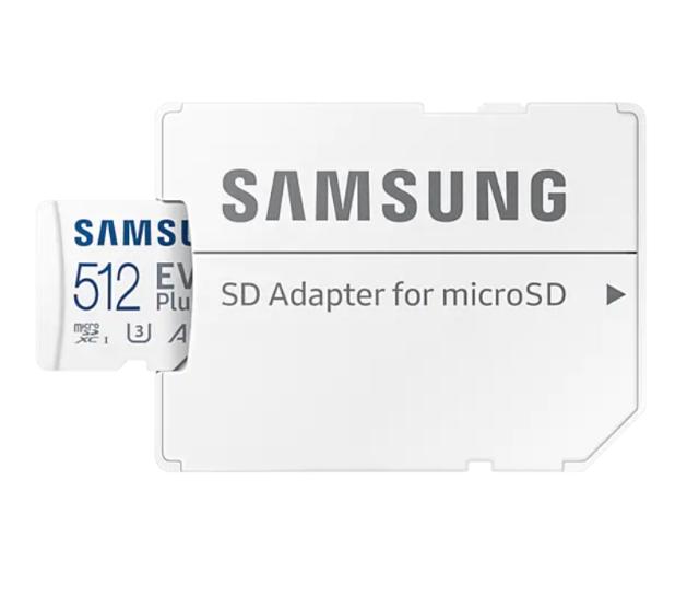 Карта памет Samsung 512GB micro SD Card EVO Plus with Adapter, Class10, Transfer Speed up to 130MB/s