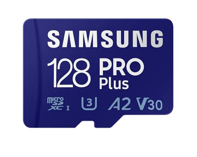 Карта памет Samsung 128GB micro SD Card PRO Plus with Adapter, Class10, Read 160MB/s - Write 120MB/s