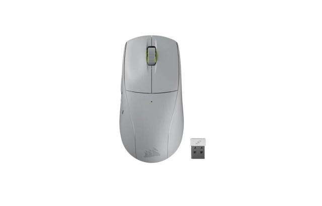 Геймърска мишка CORSAIR M75 AIR WIRELESS Ultra-Lightweight, 26 000 DPI, Optical, Light Gray