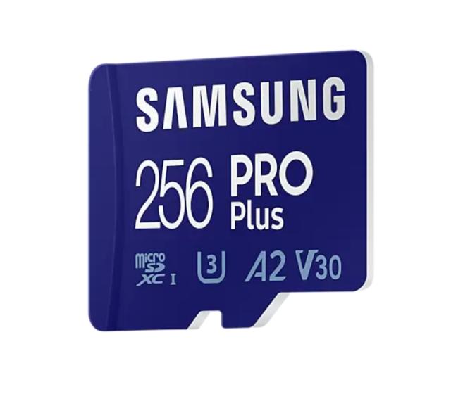Карта памет Samsung 256GB micro SD Card PRO Plus  with Adapter, Class10, Read 160MB/s - Write 120MB/s