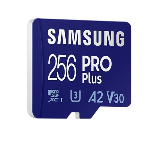 Карта памет Samsung 256GB micro SD Card PRO Plus  with Adapter, Class10, Read 160MB/s - Write 120MB/s