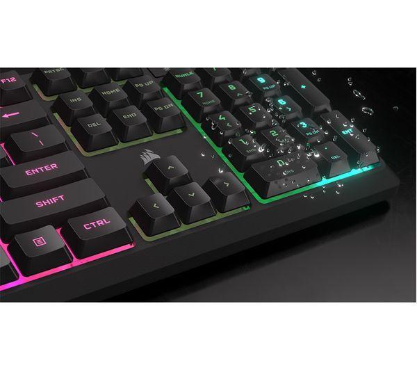 Геймърски комплект CORSAIR 4 в 1 - K55 CORE / HARPOON RGB PRO / HS35 Surround v2 / MM100