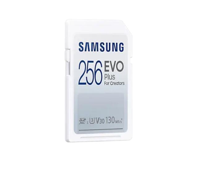 Карта памет Samsung 256GB SD Card EVO Plus, Class10, Transfer Speed up to 130MB/s