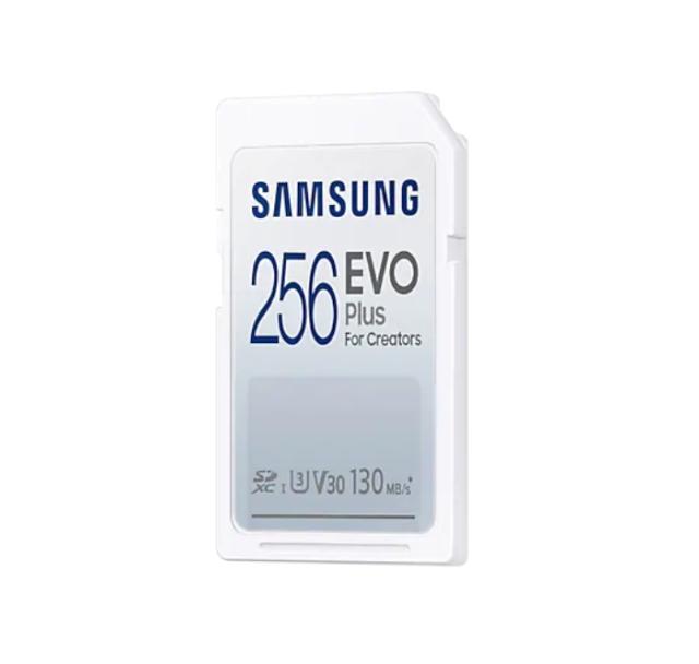 Карта памет Samsung 256GB SD Card EVO Plus, Class10, Transfer Speed up to 130MB/s