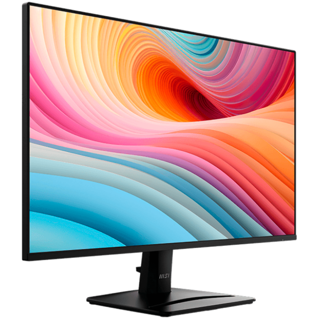 Монитор MSI PRO MP275 E2 Professional Business, 27.0" (68.58 cm) FHD IPS Anti-glare Display, 1ms (MPRT) / 4ms (GTG), 300nits, 120Hz, 1500:1, VGA, HDMI, DP