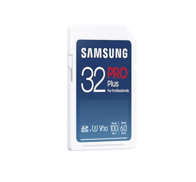 Карта памет Памет Samsung 32GB SD Card PRO Plus, Class10, Read 100MB/s - Write 90MB/s