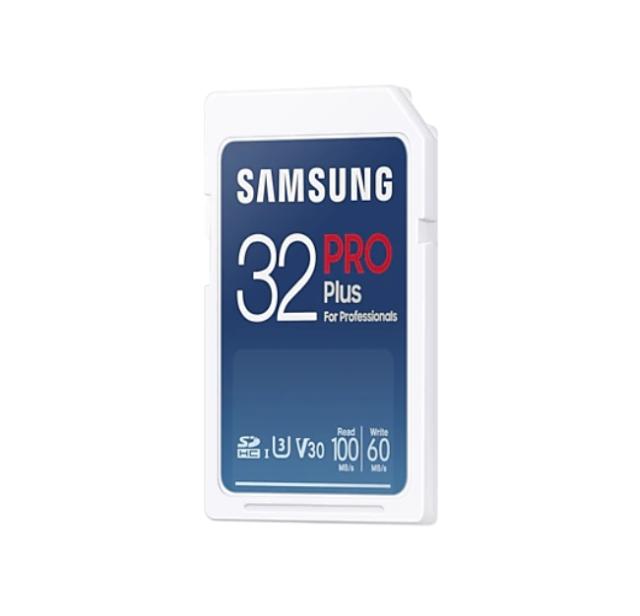 Карта памет Памет Samsung 32GB SD Card PRO Plus, Class10, Read 100MB/s - Write 90MB/s
