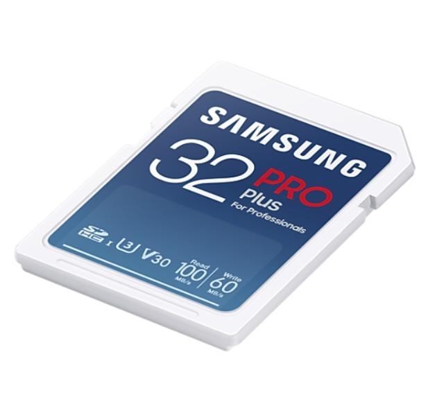 Карта памет Памет Samsung 32GB SD Card PRO Plus, Class10, Read 100MB/s - Write 90MB/s