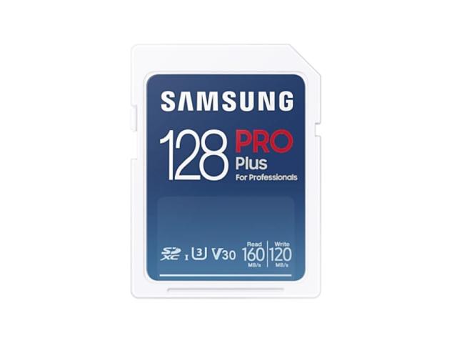 Карта памет Памет Samsung 128GB SD Card PRO Plus, Class10, Read 160MB/s - Write 120MB/s