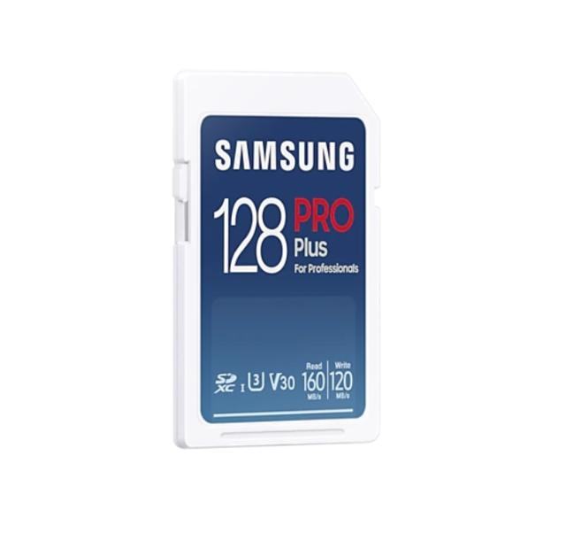 Карта памет Памет Samsung 128GB SD Card PRO Plus, Class10, Read 160MB/s - Write 120MB/s