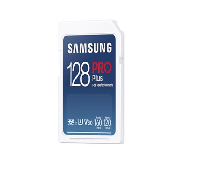 Карта памет Памет Samsung 128GB SD Card PRO Plus, Class10, Read 160MB/s - Write 120MB/s