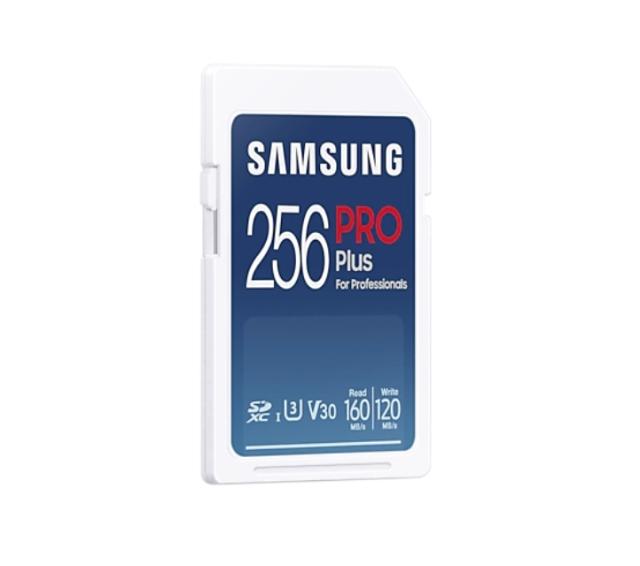 Карта памет Samsung 256GB SD Card PRO Plus, Class10, Read 160MB/s - Write 120MB/s